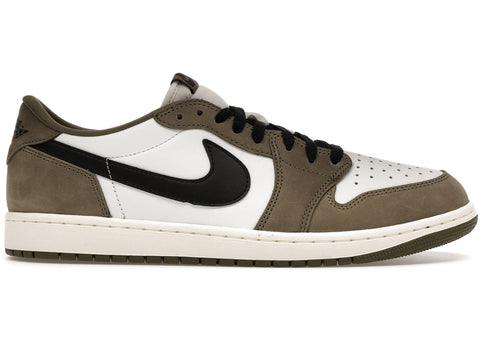 Jordan 1 Retro Low Medium Olive Summit White Sail Black